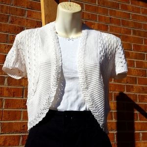 Kim Rogers white shrug